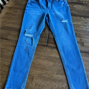 Blue Distressed Jeans